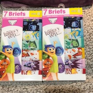 Disney Pixar Inside Out 2 Girls Briefs Set Size 8 (14 Total)